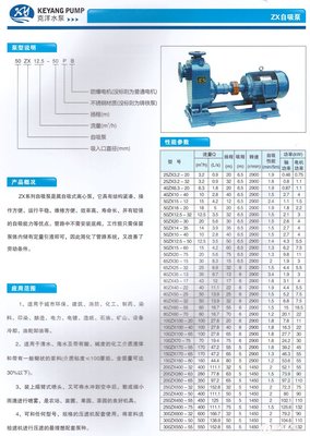 克洋水泵ZX自吸泵 工業(yè) fluid handling 的可靠“第二槍”